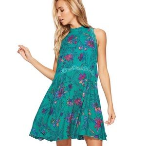 Free People | She Moves Floral Lace Dress